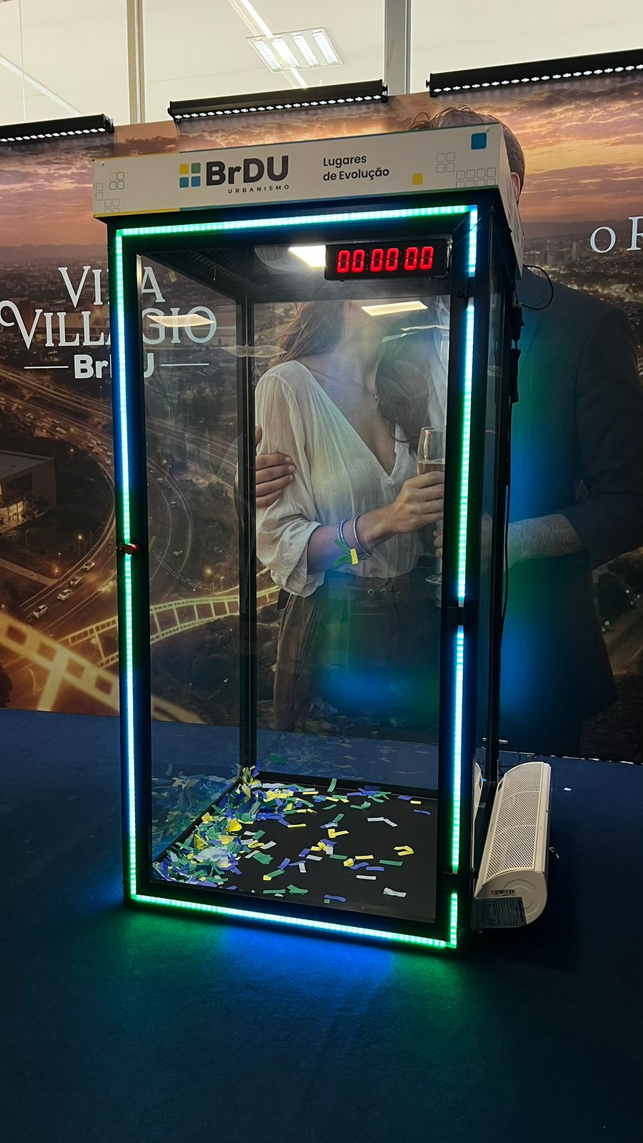 Cabine de prêmios a ar – Corpo