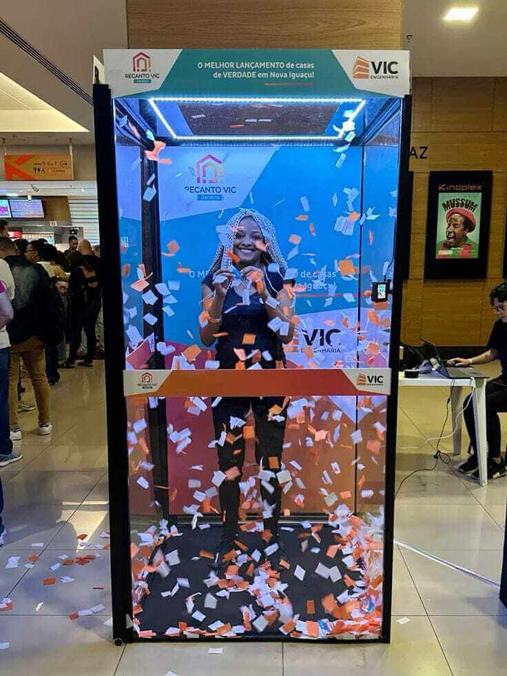 Cabine de prêmios a ar